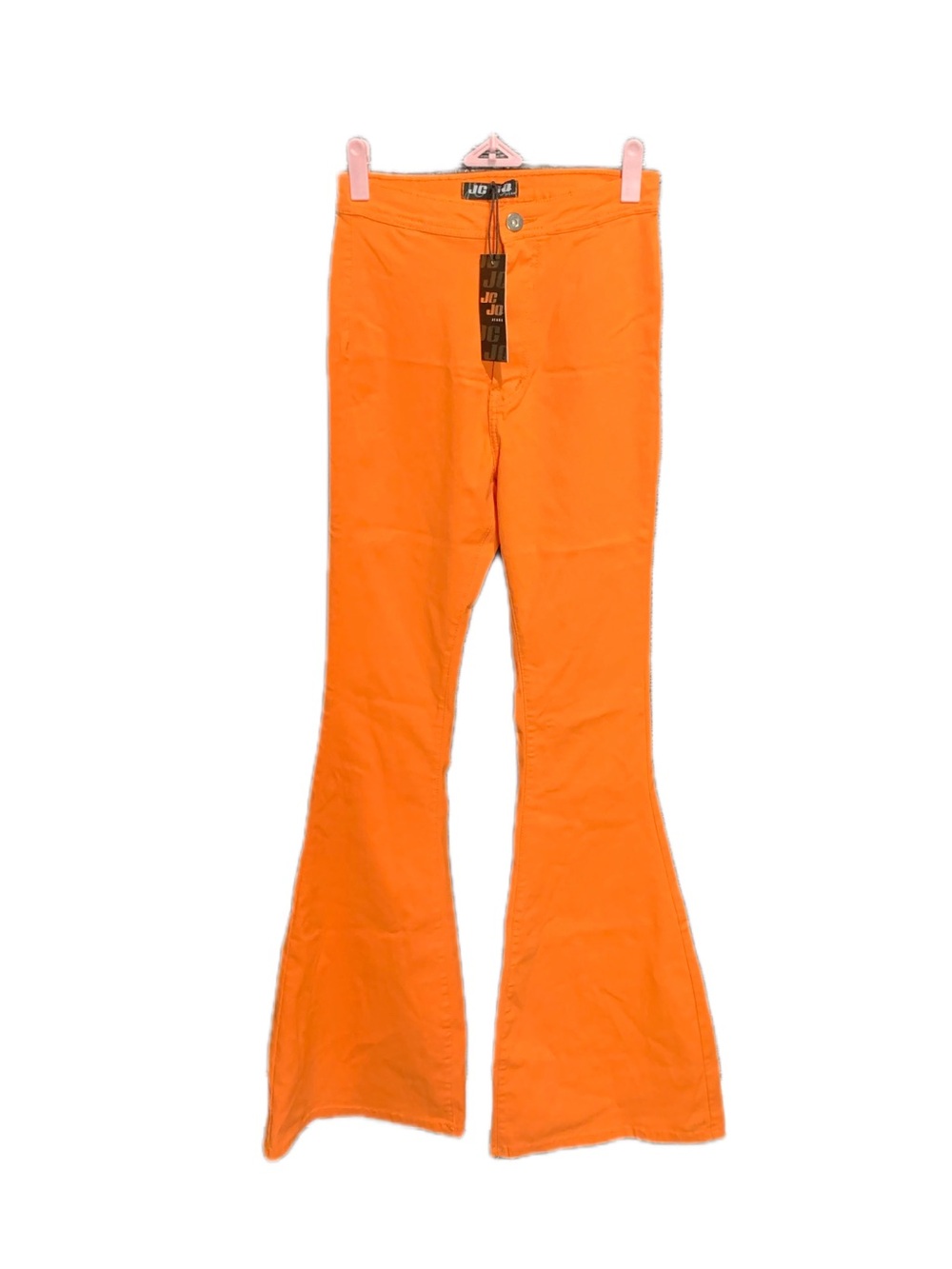 JC & Co Orange Flare Jeans Size M
Orange flare jeans with a high waist